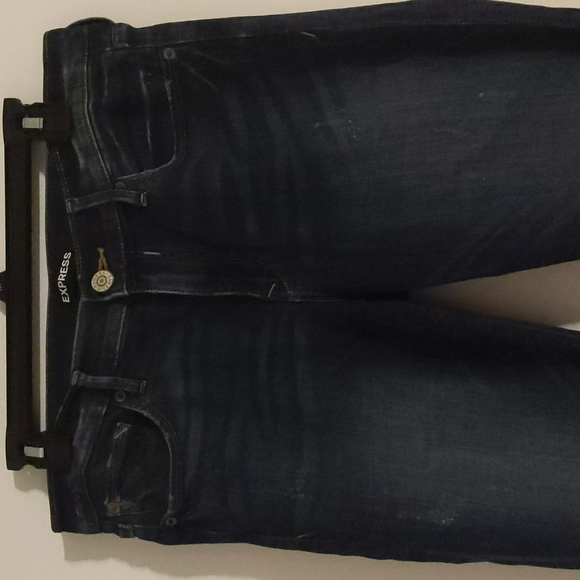 Express lightly distressed ankle legging, mid rise, 6R - Picture 2 of 7